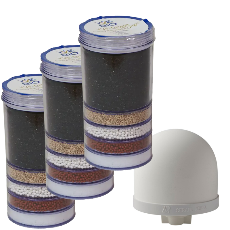 Keramikfilter und 5-step Kartusche Origin Vorratspaket